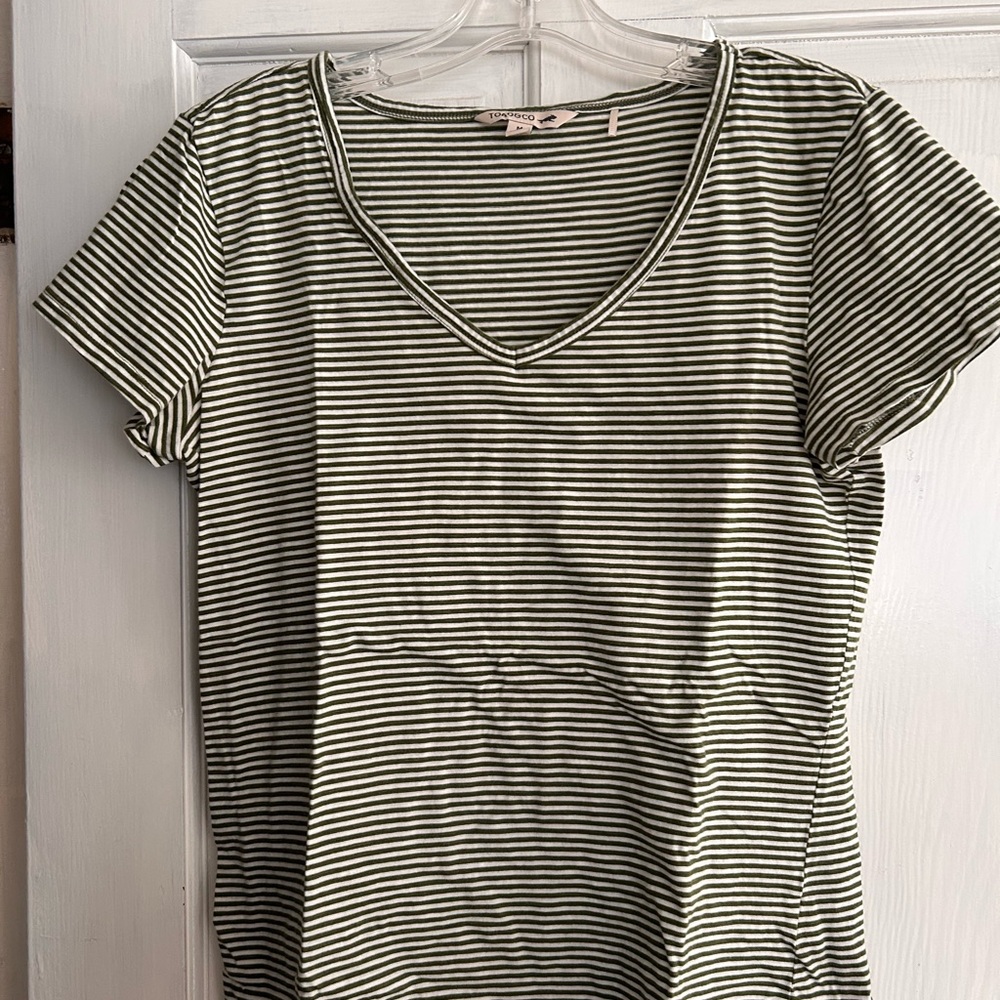 Toad & Co - Striped V-Neck Women’s T-Shirt